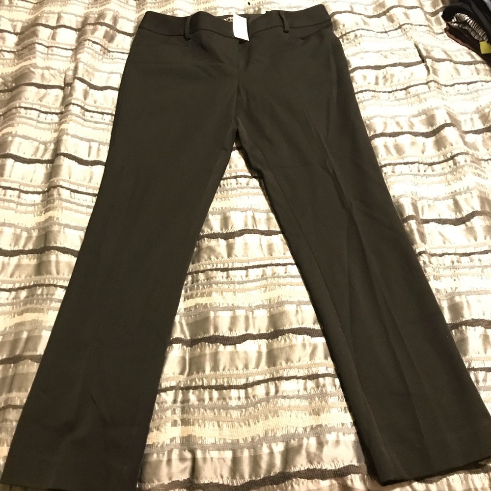 Brand New Express Slim Cut Black Slacks with tags